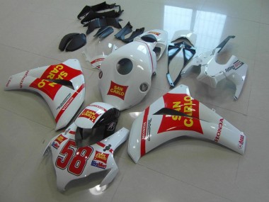 Carenagem Moto CBR 1000RR 08-11 - Branco San Carlo