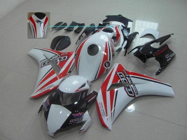 Carenagem Moto CBR 1000RR 08-11 - Branco Vermelho Rsd