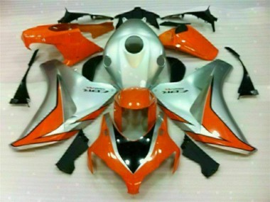 Carenagem Moto CBR 1000RR 08-11 - Prata Laranja