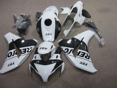 Carenagem Moto CBR 1000RR 08-11 - Preto Branco Repsol