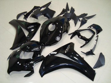 Carenagem Moto CBR 1000RR 08-11 - Preto Brilhante Chrome Decalques