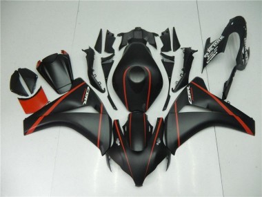 Carenagem Moto CBR 1000RR 08-11 - Preto Fosco Vermelho