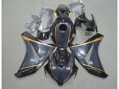 Carenagem Moto CBR 1000RR 08-11 - Preto Ouro Fireblade