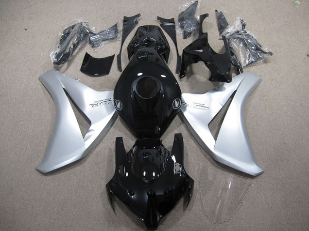 Carenagem Moto CBR 1000RR 08-11 - Preto Prata Fireblade