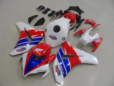 Carenagem Moto CBR 1000RR 08-11 - Vermelho Branco TT Legends