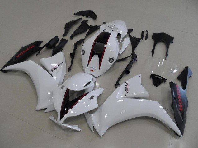 Carenagem Moto CBR 1000RR 12-16 - Branco & Preto Fosco Estilo OEM Carenagem Moto CBR 1000RR 12-16 - Branco & Preto Fosco Estilo OEM