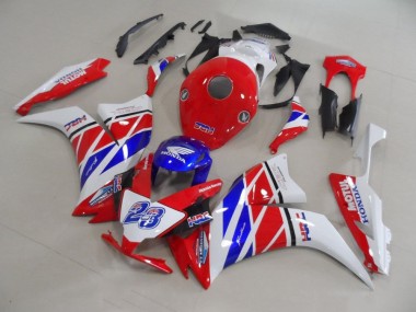 Carenagem Moto CBR 1000RR 12-16 - Vermelho Branco Azul HRC 23