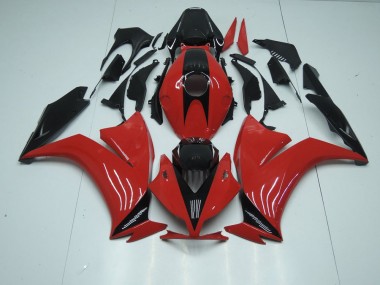 Carenagem Moto CBR 1000RR 12-16 - Vermelho Preto & Sem Decalques
