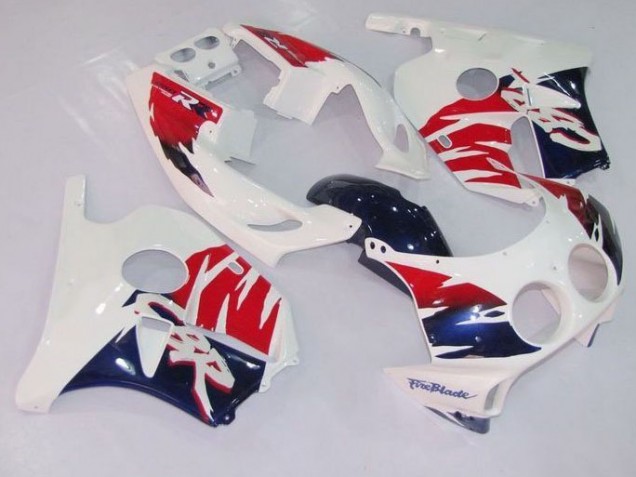 Carenagem Moto CBR 250RR MC19 88-89 - Vermelho & Azul Carenagem Moto CBR 250RR MC19 88-89 - Vermelho & Azul
