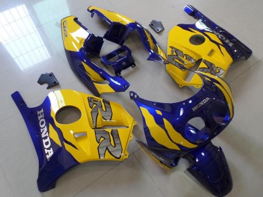 Carenagem Moto CBR 250RR MC22 91-98 - Azul Amarelo