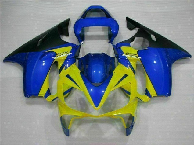 Carenagem Moto CBR 600 F4i 01-03 - Amarelo Azul Carenagem Moto CBR 600 F4i 01-03 - Amarelo Azul