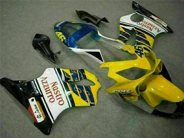 Carenagem Moto CBR 600 F4i 01-03 - Amarelo Branco Carenagem Moto CBR 600 F4i 01-03 - Amarelo Branco