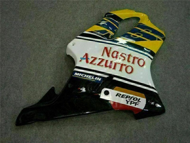 Carenagem Moto CBR 600 F4i 01-03 - Amarelo Branco Carenagem Moto CBR 600 F4i 01-03 - Amarelo Branco