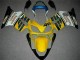 Carenagem Moto CBR 600 F4i 01-03 - Amarelo Branco Carenagem Moto CBR 600 F4i 01-03 - Amarelo Branco
