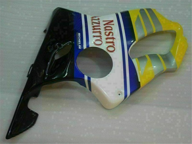 Carenagem Moto CBR 600 F4i 01-03 - Amarelo Prata Nastro Azzurro Carenagem Moto CBR 600 F4i 01-03 - Amarelo Prata Nastro Azzurro
