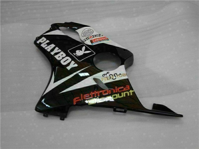 Carenagem Moto CBR 600 F4i 01-03 - Amarelo Prata Preto Playboy Carenagem Moto CBR 600 F4i 01-03 - Amarelo Prata Preto Playboy