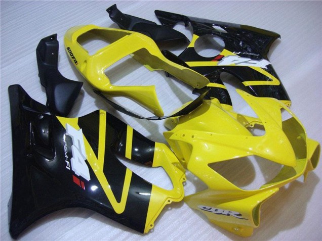 Carenagem Moto CBR 600 F4i 01-03 - Amarelo Preto Carenagem Moto CBR 600 F4i 01-03 - Amarelo Preto