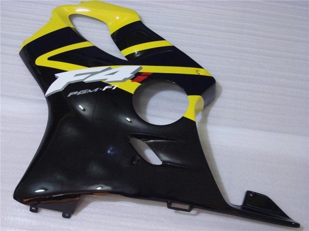 Carenagem Moto CBR 600 F4i 01-03 - Amarelo Preto Carenagem Moto CBR 600 F4i 01-03 - Amarelo Preto