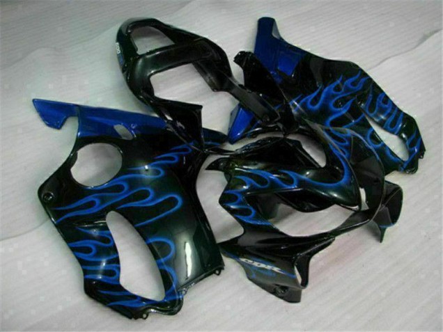 Carenagem Moto CBR 600 F4i 01-03 - Azul Chamas Carenagem Moto CBR 600 F4i 01-03 - Azul Chamas