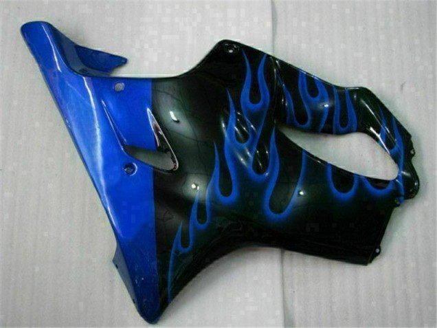 Carenagem Moto CBR 600 F4i 01-03 - Azul Chamas Carenagem Moto CBR 600 F4i 01-03 - Azul Chamas