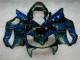 Carenagem Moto CBR 600 F4i 01-03 - Azul Chamas Carenagem Moto CBR 600 F4i 01-03 - Azul Chamas