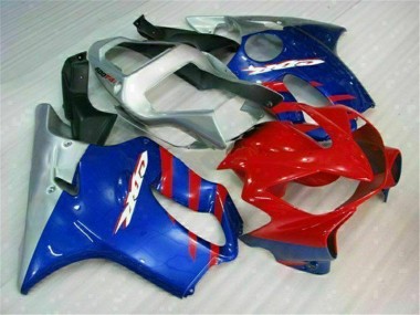Carenagem Moto CBR 600 F4i 01-03 - Azul Vermelho