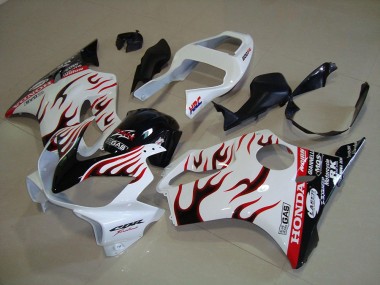 Carenagem Moto CBR 600 F4i 01-03 - Branco Chama