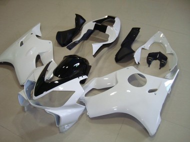 Carenagem Moto CBR 600 F4i 01-03 - Branco & Preto Listra