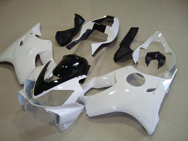 Carenagem Moto CBR 600 F4i 01-03 - Branco & Preto Listra Carenagem Moto CBR 600 F4i 01-03 - Branco & Preto Listra