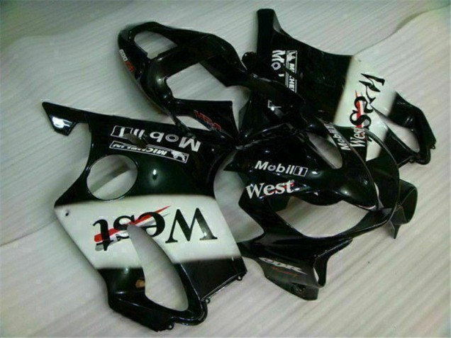 Carenagem Moto CBR 600 F4i 01-03 - Branco Preto West Carenagem Moto CBR 600 F4i 01-03 - Branco Preto West