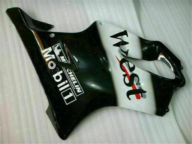 Carenagem Moto CBR 600 F4i 01-03 - Branco Preto West Carenagem Moto CBR 600 F4i 01-03 - Branco Preto West