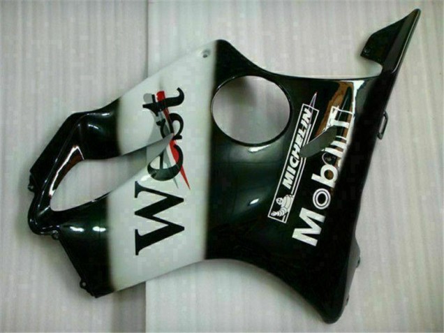 Carenagem Moto CBR 600 F4i 01-03 - Branco Preto West Carenagem Moto CBR 600 F4i 01-03 - Branco Preto West