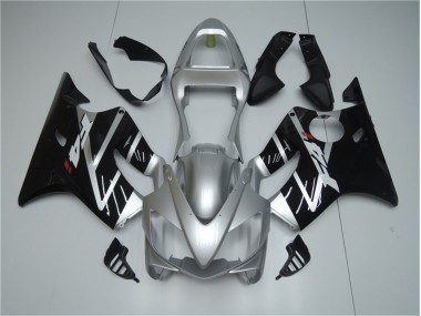 Carenagem Moto CBR 600 F4i 01-03 - Prata Preto