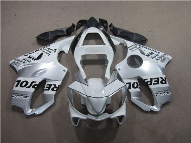 Carenagem Moto CBR 600 F4i 01-03 - Prata Repsol