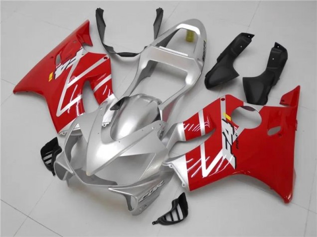 Carenagem Moto CBR 600 F4i 01-03 - Prata Vermelho Carenagem Moto CBR 600 F4i 01-03 - Prata Vermelho
