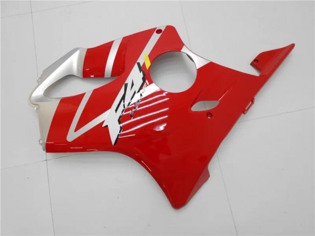 Carenagem Moto CBR 600 F4i 01-03 - Prata Vermelho Carenagem Moto CBR 600 F4i 01-03 - Prata Vermelho