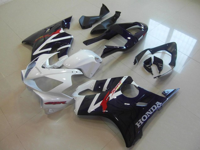 Carenagem Moto CBR 600 F4i 01-03 - Preto Branco F Sport