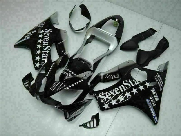 Carenagem Moto CBR 600 F4i 01-03 - Preto Branco SevenStarss Carenagem Moto CBR 600 F4i 01-03 - Preto Branco SevenStarss