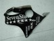 Carenagem Moto CBR 600 F4i 01-03 - Preto Branco SevenStarss Carenagem Moto CBR 600 F4i 01-03 - Preto Branco SevenStarss