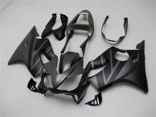 Carenagem Moto CBR 600 F4i 01-03 - Preto Fosco Cinzento Carenagem Moto CBR 600 F4i 01-03 - Preto Fosco Cinzento