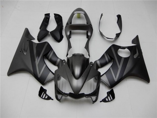 Carenagem Moto CBR 600 F4i 01-03 - Preto Fosco Cinzento Carenagem Moto CBR 600 F4i 01-03 - Preto Fosco Cinzento