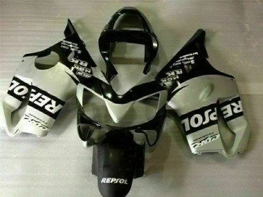 Carenagem Moto CBR 600 F4i 01-03 - Preto Prata Repsol
