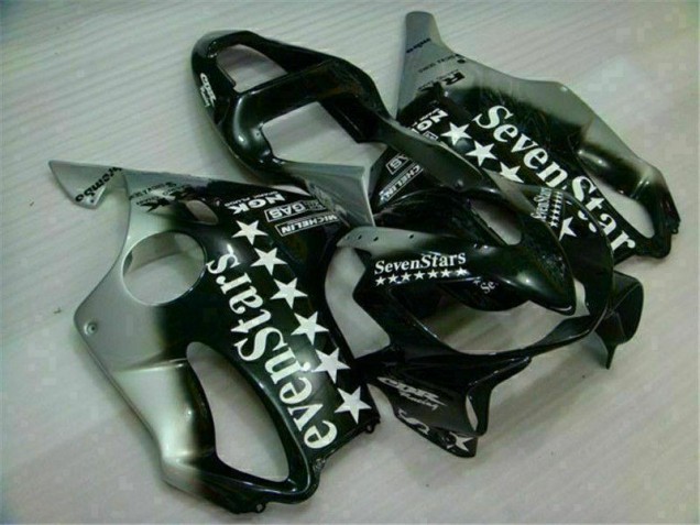 Carenagem Moto CBR 600 F4i 01-03 - Preto Prata SevenStarss Carenagem Moto CBR 600 F4i 01-03 - Preto Prata SevenStarss