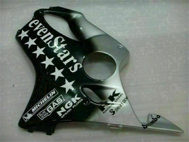 Carenagem Moto CBR 600 F4i 01-03 - Preto Prata SevenStarss Carenagem Moto CBR 600 F4i 01-03 - Preto Prata SevenStarss