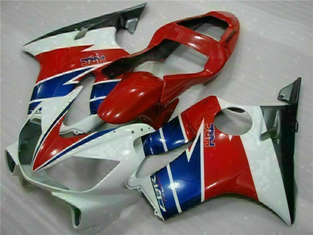 Carenagem Moto CBR 600 F4i 01-03 - Vermelho Branco Azul