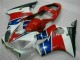 Carenagem Moto CBR 600 F4i 01-03 - Vermelho Branco Azul