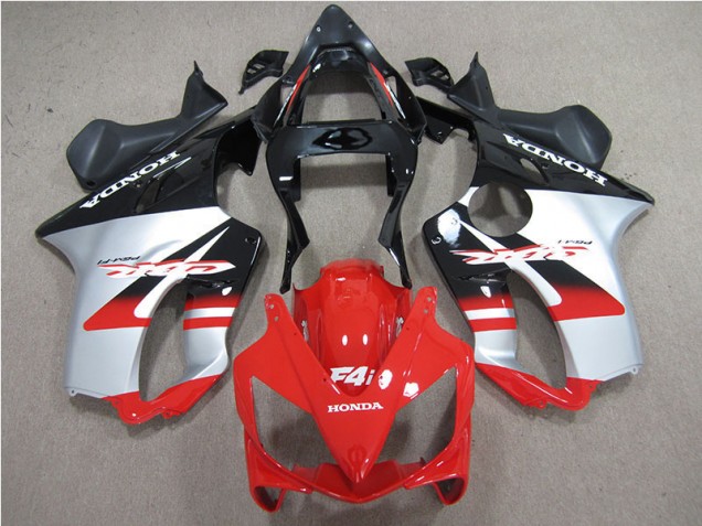 Carenagem Moto CBR 600 F4i 01-03 - Vermelho Branco Preto