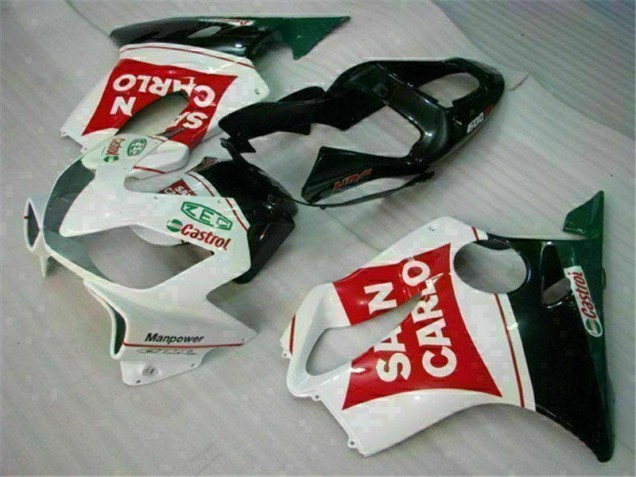 Carenagem Moto CBR 600 F4i 01-03 - Vermelho Branco Preto San Carlo Carenagem Moto CBR 600 F4i 01-03 - Vermelho Branco Preto San Carlo