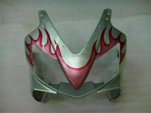 Carenagem Moto CBR 600 F4i 01-03 - Vermelho Chama Prata Carenagem Moto CBR 600 F4i 01-03 - Vermelho Chama Prata