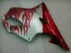 Carenagem Moto CBR 600 F4i 01-03 - Vermelho Chama Prata Carenagem Moto CBR 600 F4i 01-03 - Vermelho Chama Prata